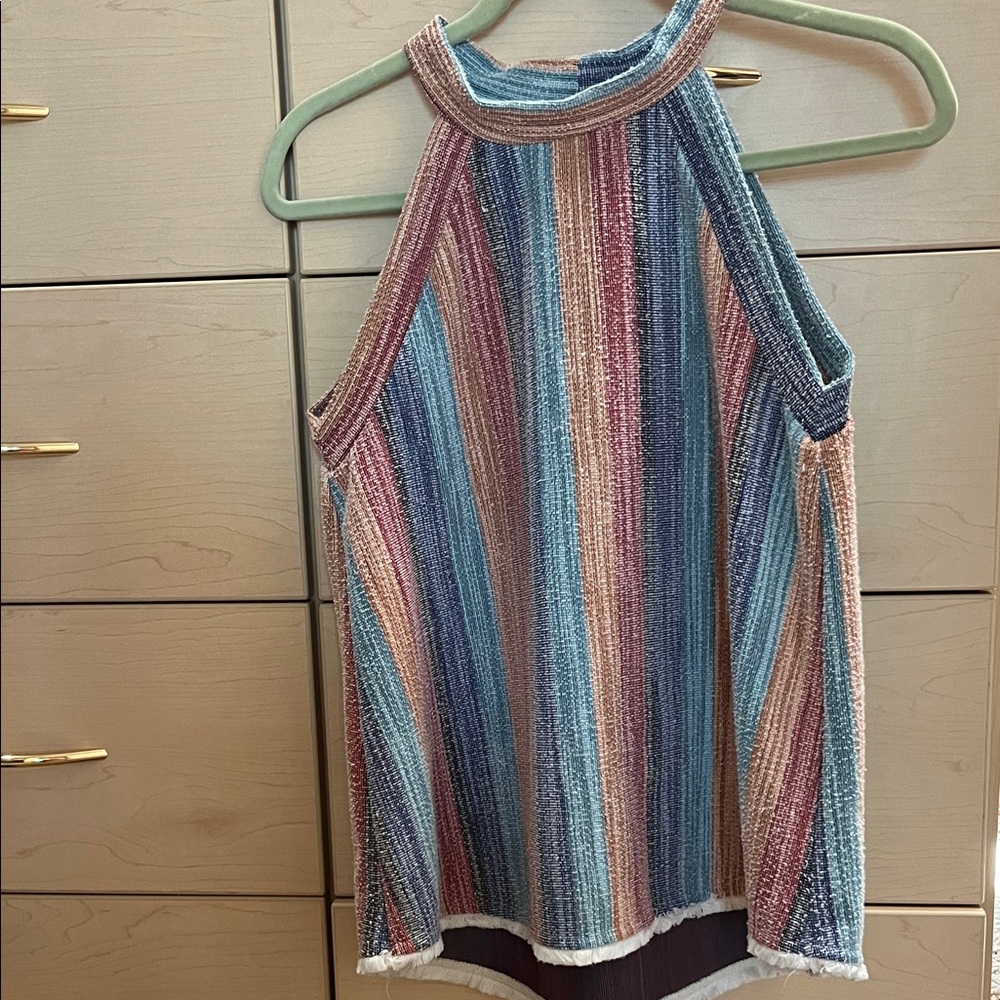 W5 Anthropologie Multicolor Halter Top
Size small
